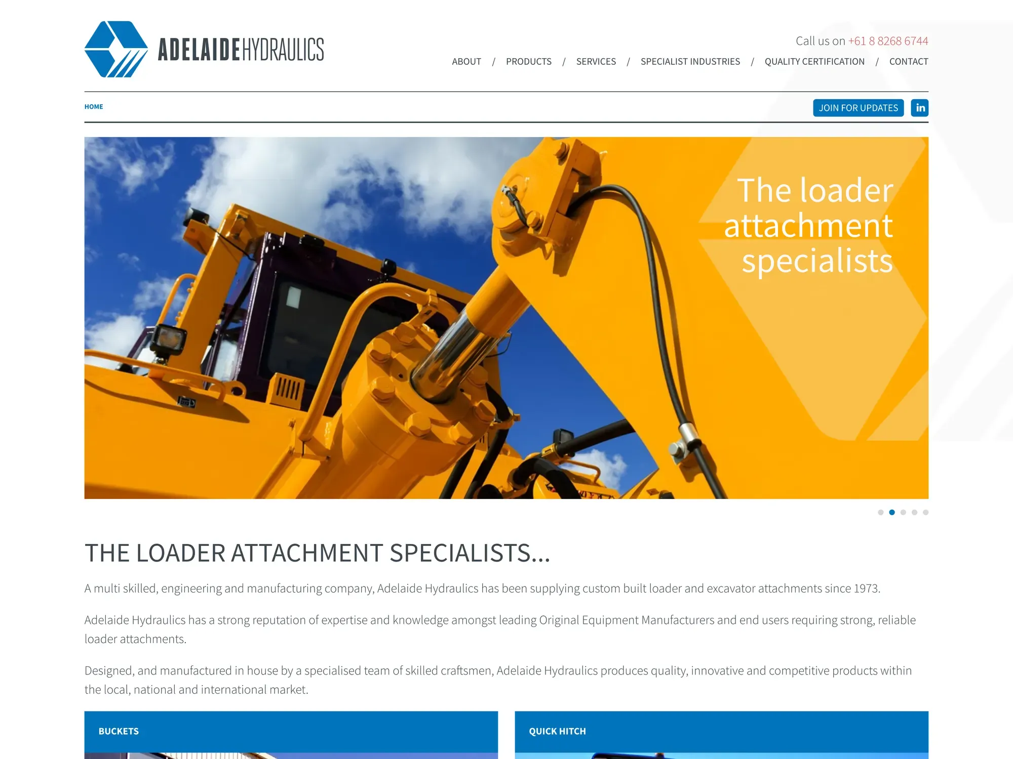 The Adelaide Hydraulics homepage