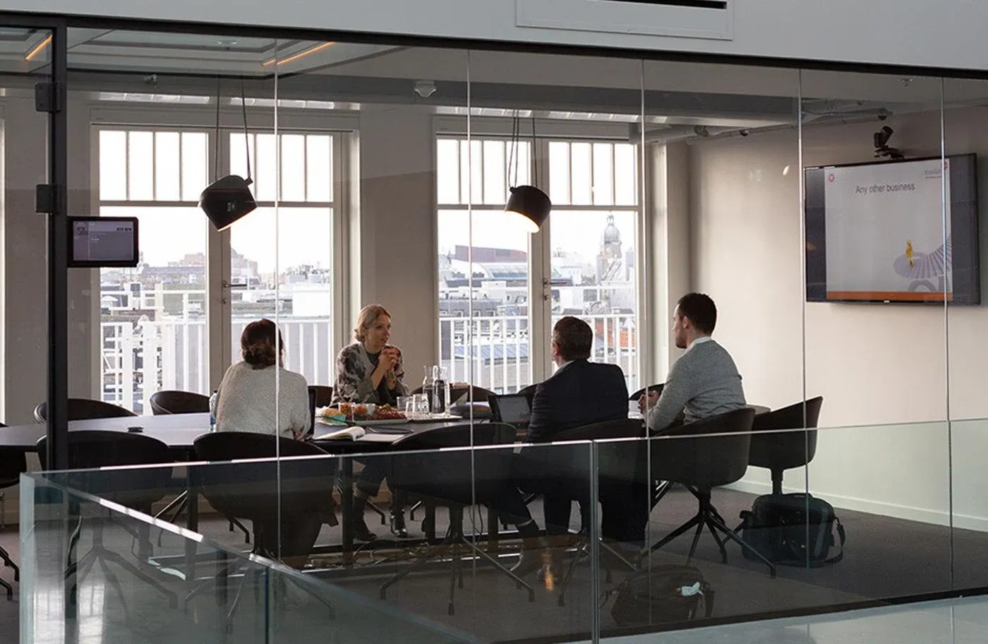 People meeting in a meeting room