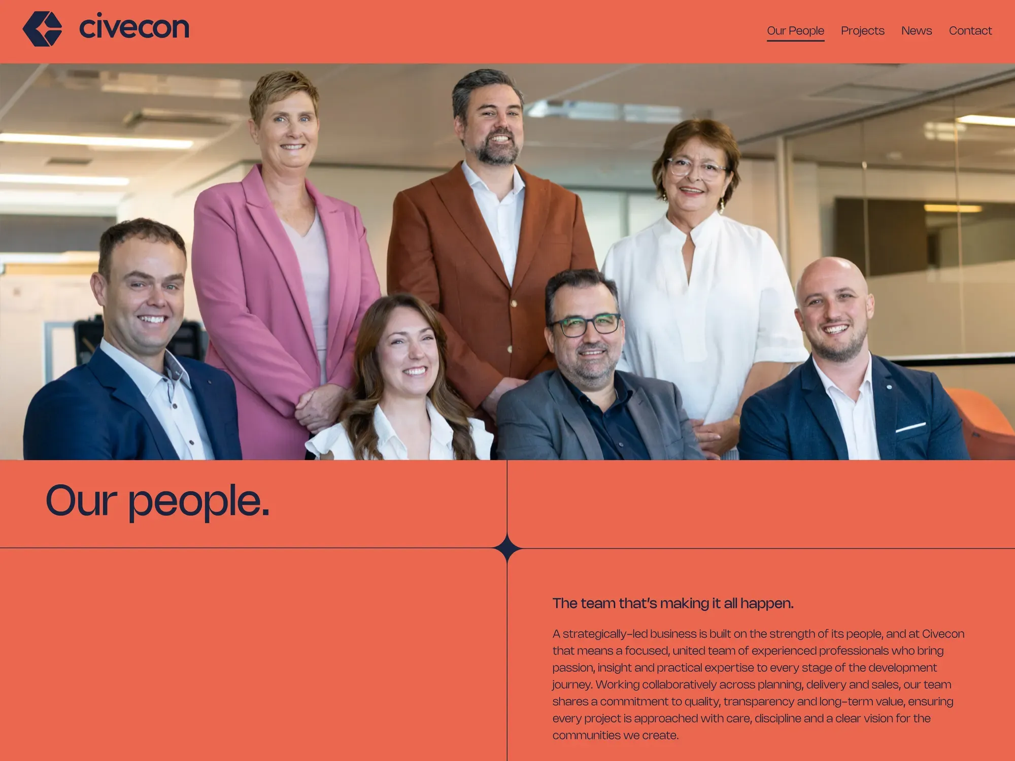 Another page from the Civecon Developments site