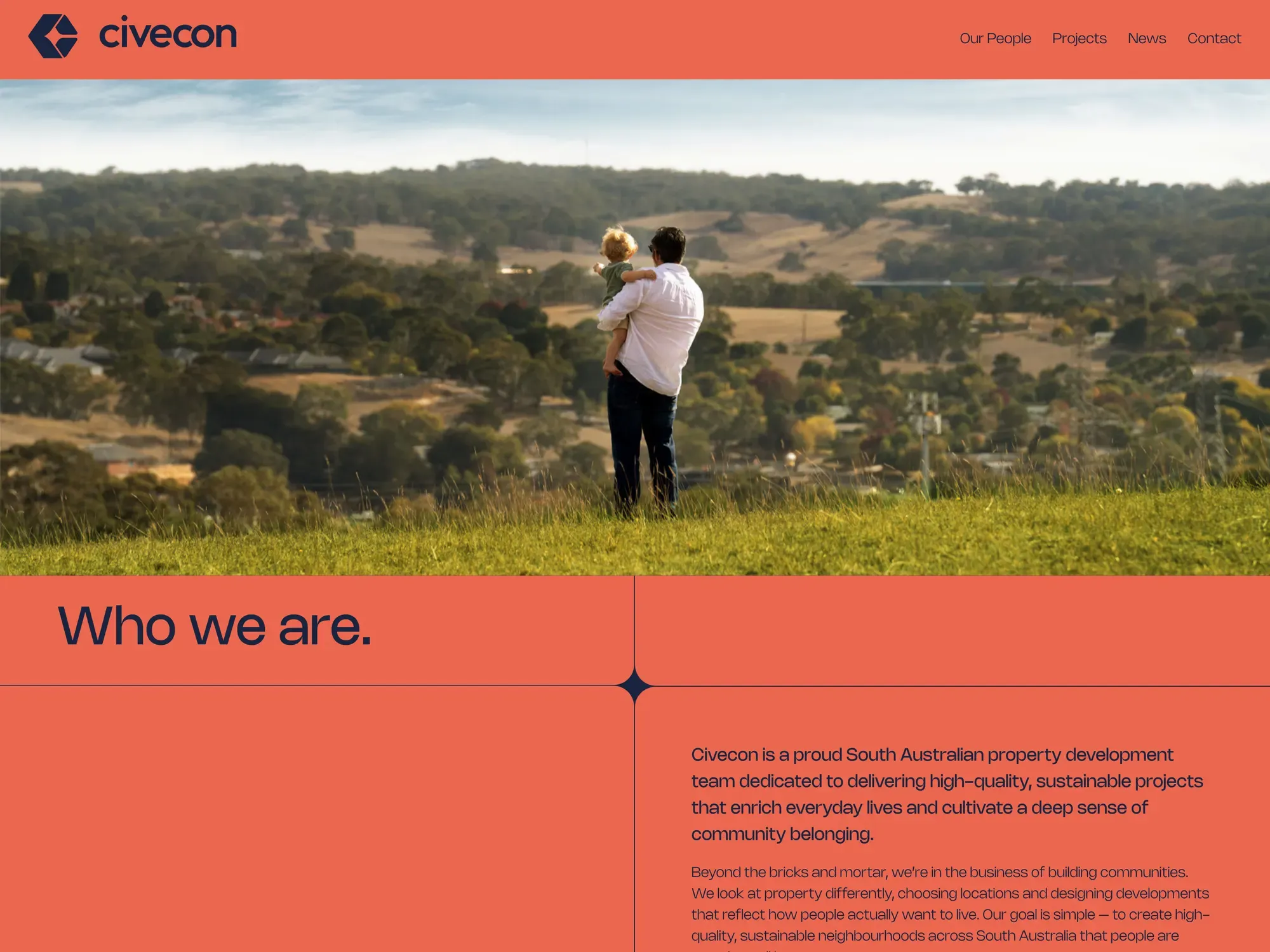 The Civecon Developments homepage