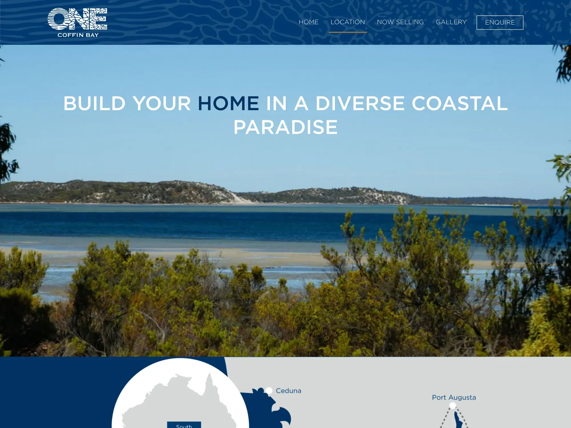 Another page from the One Coffin Bay site